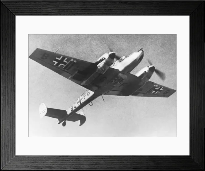 Framed Print : Messerschmitt Bf-110 Framed Print : Messerschmitt Bf-110