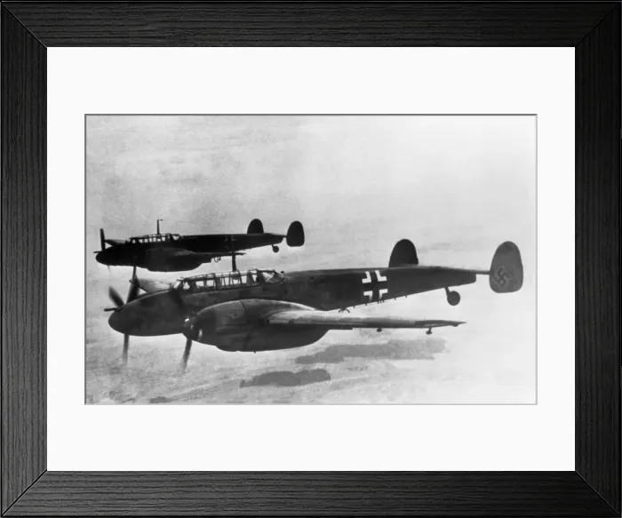 Framed Print : Messerschmitt Bf-110 Framed Print : Messerschmitt Bf-110