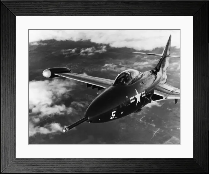 Framed Print : Grumman F9F Panther Framed Print : Grumman F9F Panther