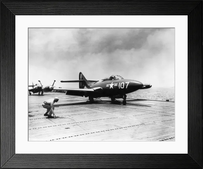 Framed Print : Grumman F9F Panther Framed Print : Grumman F9F Panther