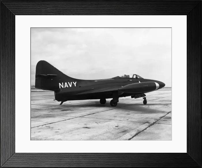 Framed Print : Grumman F9F-2P Panther Framed Print : Grumman F9F-2P Panther