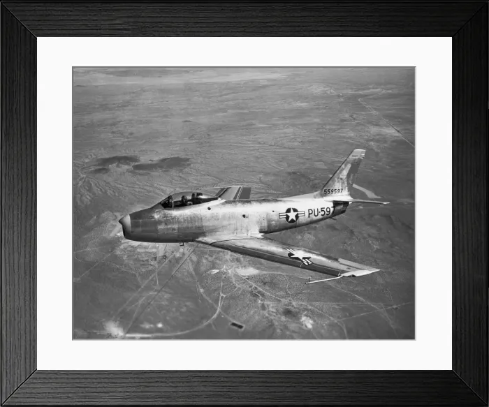 Framed Print : North American F-86 Sabre Framed Print : North American F-86 Sabre