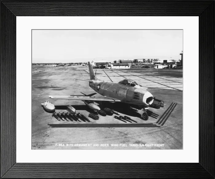 Framed Print : North American F-86 Sabre Framed Print : North American F-86 Sabre
