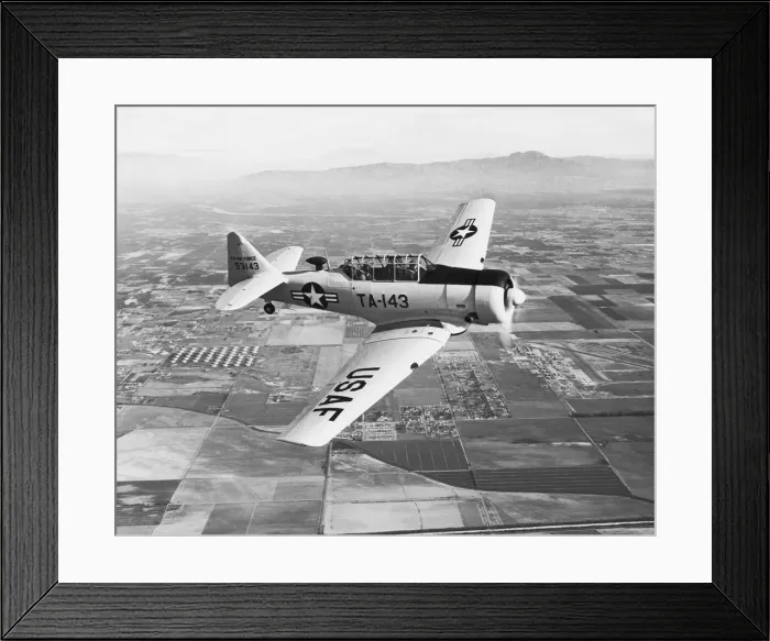 Framed Print : North American T-6 Harvard Framed Print : North American T-6 Harvard
