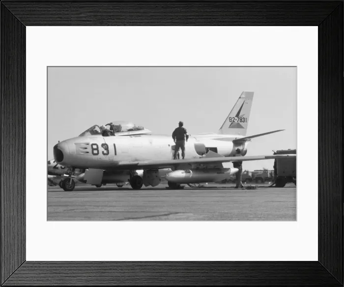 Framed Print : North American F-86 Sabre