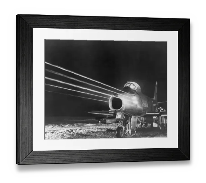 Framed Print : North American F-86 Sabre
