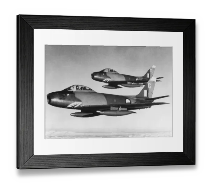 Framed Print : North American F-86 Sabre
