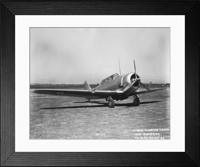 Framed Print : North American T-6 Harvard Framed Print : North American T-6 Harvard