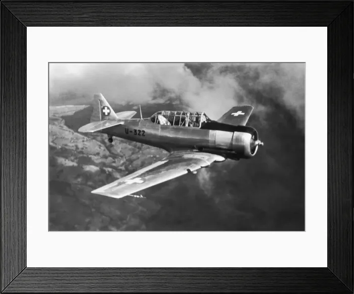 Framed Print : North American T-6 Harvard Framed Print : North American T-6 Harvard