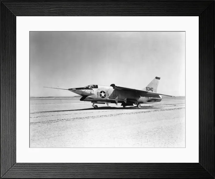 Framed Print : Vought XF8U-3 Crusader III / 3 Framed Print : Vought XF8U-3 Crusader III / 3