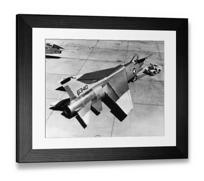 Framed Print : Vought XF8U-3 Crusader III / 3 Framed Print : Vought XF8U-3 Crusader III / 3