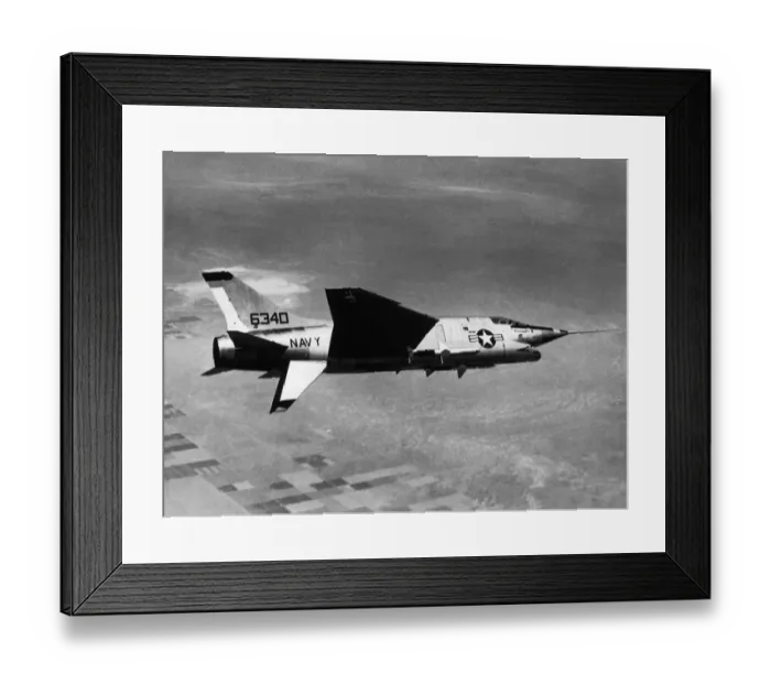 Framed Print : Vought XF8U-3 Crusader III / 3 Framed Print : Vought XF8U-3 Crusader III / 3