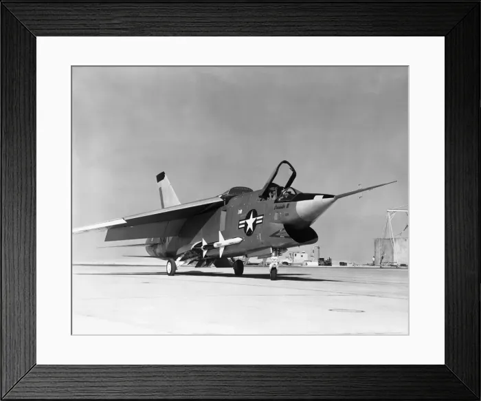 Framed Print : Vought XF8U-3 Crusader III / 3 Framed Print : Vought XF8U-3 Crusader III / 3