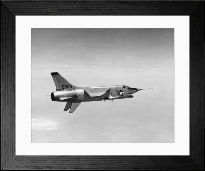 Framed Print : Vought XF8U-3 Crusader III / 3 Framed Print : Vought XF8U-3 Crusader III / 3