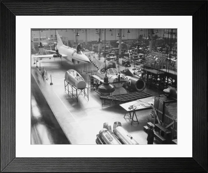 Framed Print : Hawker P. 1121