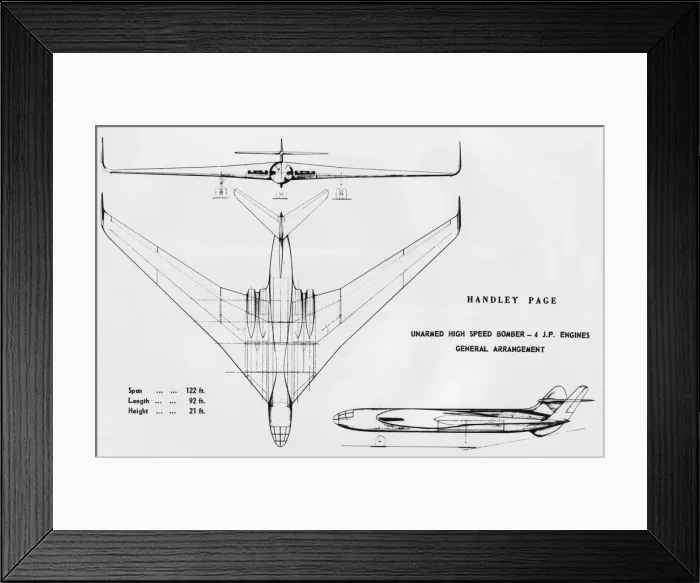 Framed Print : Handley Page HP-80 Victor Framed Print : Handley Page HP-80 Victor