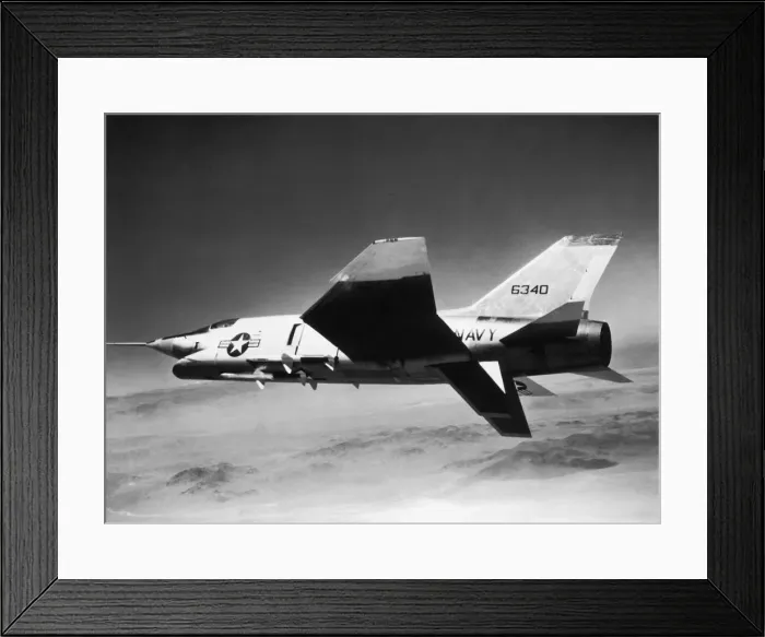 Framed Print : Vought XF8U-3 Crusader III / 3 Framed Print : Vought XF8U-3 Crusader III / 3