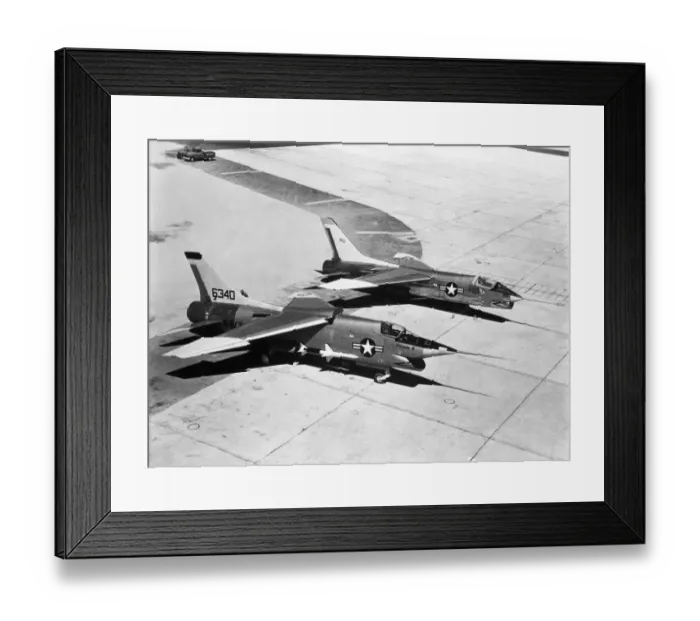 Framed Print : Vought XF8U-3 Crusader III / 3 Framed Print : Vought XF8U-3 Crusader III / 3