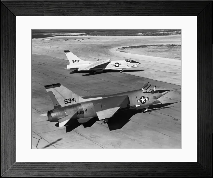 Framed Print : Vought XF8U-3 Crusader III / 3 Framed Print : Vought XF8U-3 Crusader III / 3