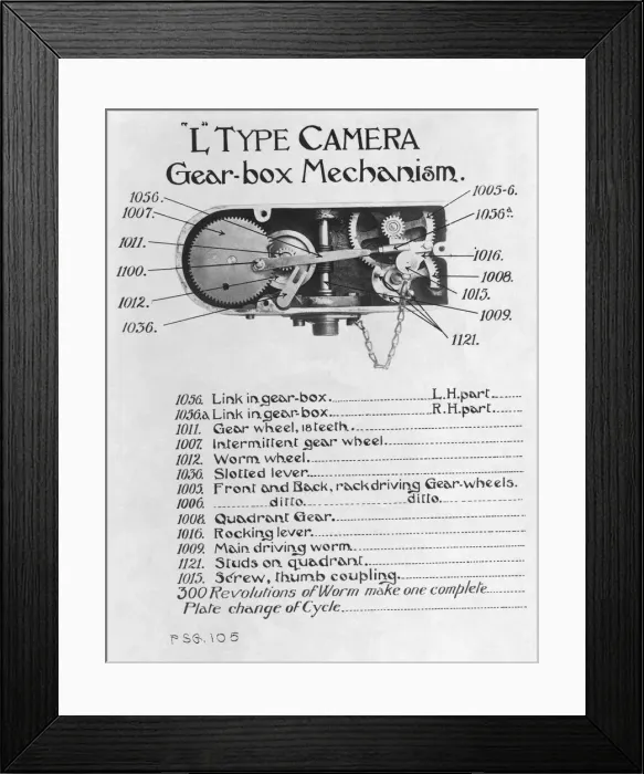 Framed Print : Psg105 RAF L-Type Aerial Photography Camera Gearbox Mech? Framed Print : Psg105 RAF L-Type Aerial Photography Camera Gearbox Mech?