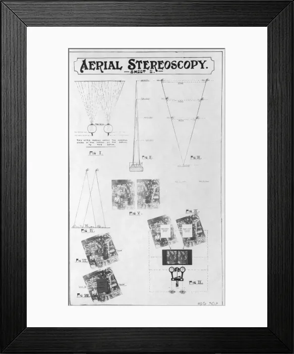 Framed Print : Psg302 Technique for Vertical Or Plan Mapping Aerial Pho? Framed Print : Psg302 Technique for Vertical Or Plan Mapping Aerial Pho?