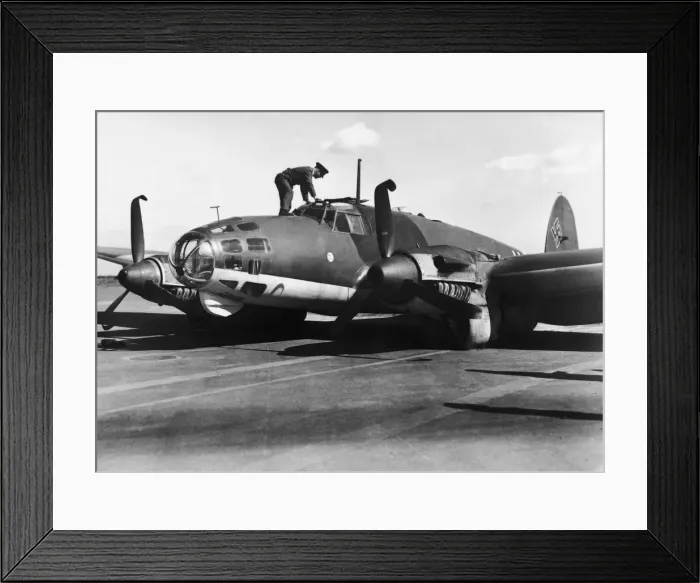Framed Print : Heinkel He-111