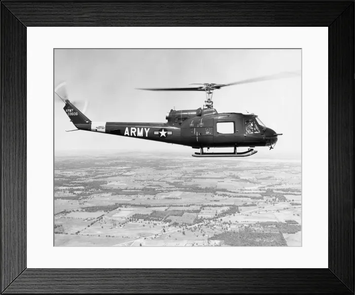 Framed Print : Bell 204 HU-1A Iroquois Huey Framed Print : Bell 204 HU-1A Iroquois Huey