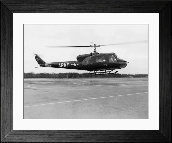 Framed Print : Bell 204 HU-1A Iroquois Huey Framed Print : Bell 204 HU-1A Iroquois Huey