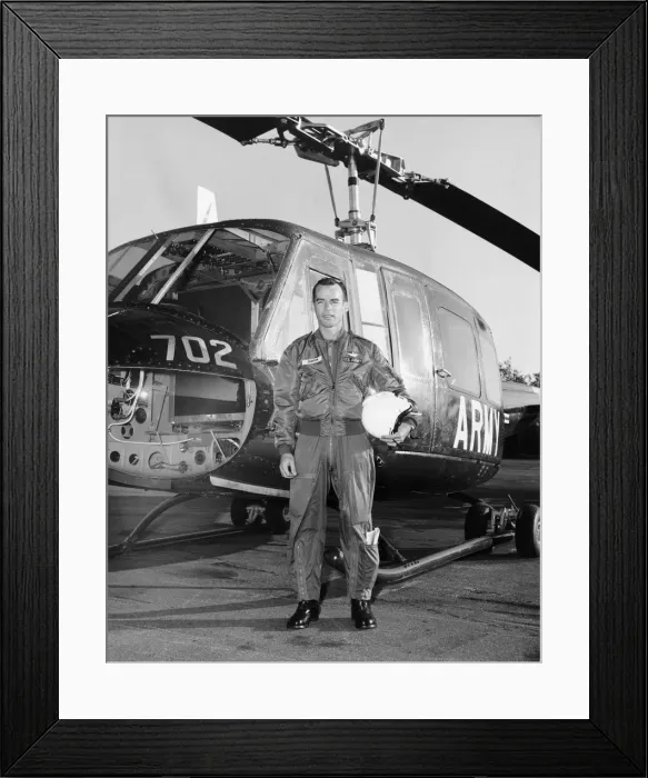 Framed Print : Bell 205 UH-1D Huey Framed Print : Bell 205 UH-1D Huey