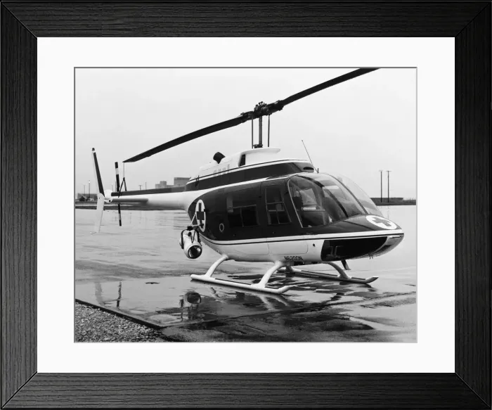 Framed Print : Bell 206 Jet Ranger Framed Print : Bell 206 Jet Ranger