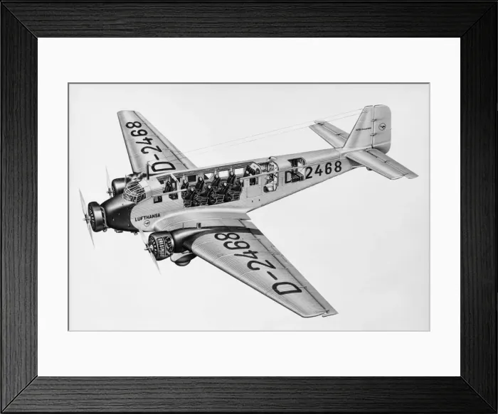 Framed Print : Junkers Ju-52 Framed Print : Junkers Ju-52