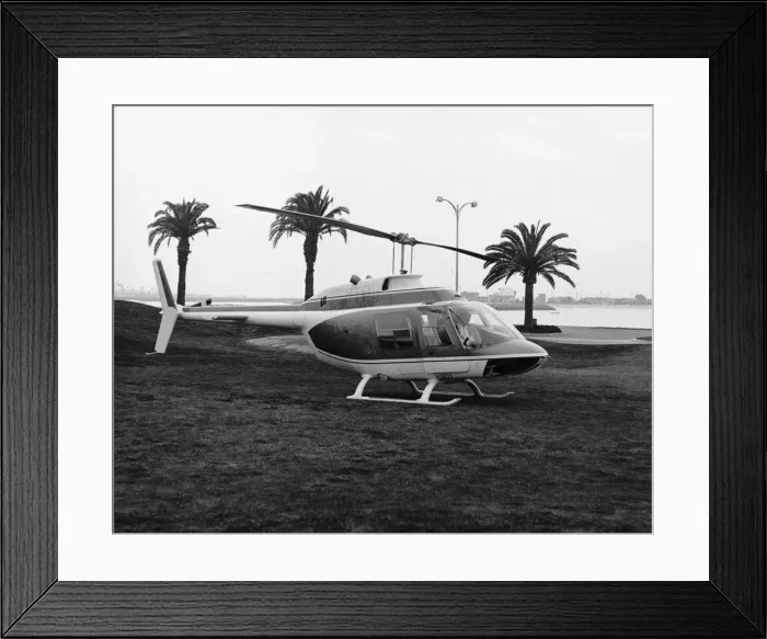 Framed Print : Bell 206 Jet Ranger Framed Print : Bell 206 Jet Ranger