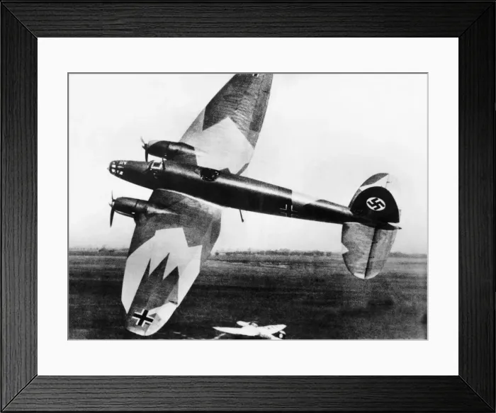 Framed Print : Heinkel He-111