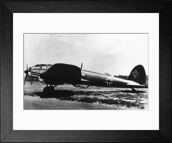 Framed Print : Heinkel He-111