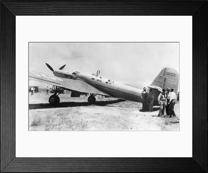 Framed Print : Tupolev Ant-25 Parked in a Grass Cow Pasture Near San Ja? Framed Print : Tupolev Ant-25 Parked in a Grass Cow Pasture Near San Ja?