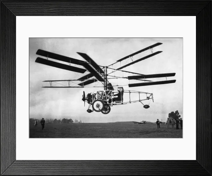 Framed Print : Marquis Raul Pateras Pescara Experimental Prototype Coax? Framed Print : Marquis Raul Pateras Pescara Experimental Prototype Coax?
