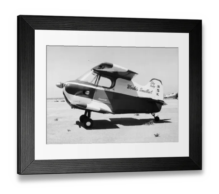 Framed Print : Stits SA-2A Sky Baby Worlds Smallest Aircraft World-Rec? Framed Print : Stits SA-2A Sky Baby Worlds Smallest Aircraft World-Rec?