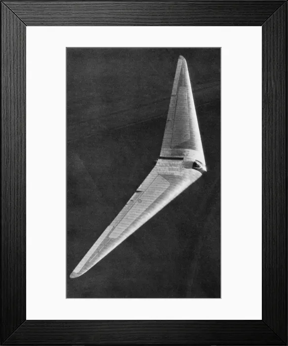 Framed Print : Horten Tailless Glider Framed Print : Horten Tailless Glider