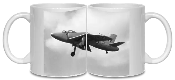 Prototype Supermarine 510 Flying with Undercarriage Down