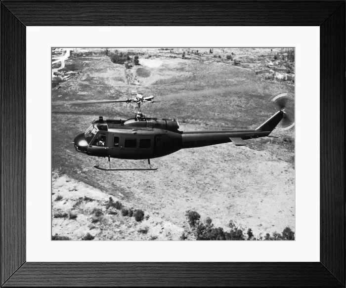 Framed Print : Bell 205 UH-1D Huey Framed Print : Bell 205 UH-1D Huey