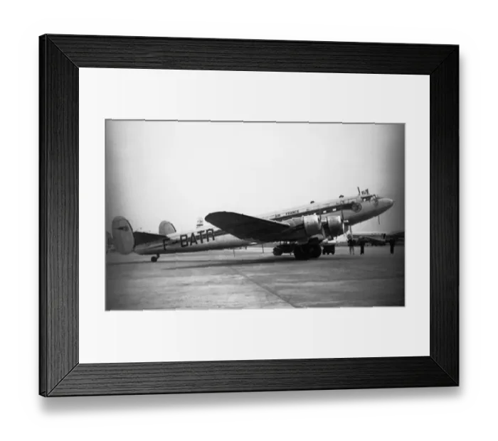 Framed Print : Air France Sud-Est Se-161 Languedoc Airliner Parked Framed Print : Air France Sud-Est Se-161 Languedoc Airliner Parked
