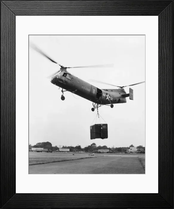Framed Print : Piasecki H-21C CH-21C Shawnee Model 43 Framed Print : Piasecki H-21C CH-21C Shawnee Model 43