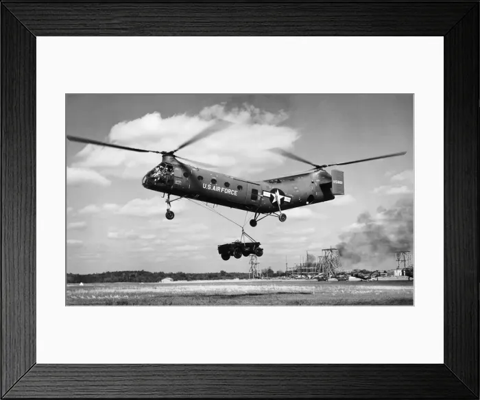 Framed Print : Piasecki H-21B CH-21B Work Horse Model 44 Framed Print : Piasecki H-21B CH-21B Work Horse Model 44