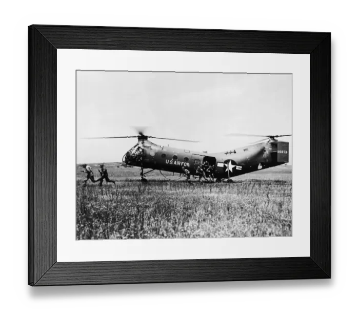 Framed Print : Piasecki H-21B CH-21B Work Horse Model 44 Framed Print : Piasecki H-21B CH-21B Work Horse Model 44