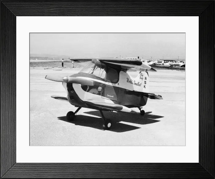 Framed Print : Stits SA-2A Sky Baby Worlds Smallest Aircraft World-Rec? Framed Print : Stits SA-2A Sky Baby Worlds Smallest Aircraft World-Rec?