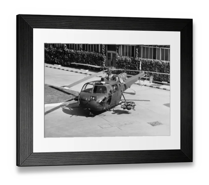 Framed Print : Aerospatiale SA-316 Alouette III / 3 Framed Print : Aerospatiale SA-316 Alouette III / 3