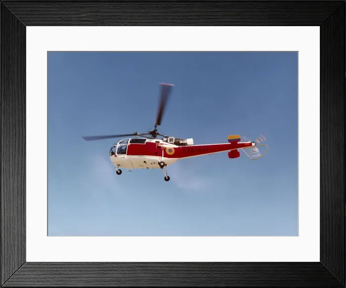 Framed Print : Aerospatiale SA-316 Alouette III / 3 Framed Print : Aerospatiale SA-316 Alouette III / 3