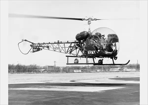 Bell 47B Helicopter
