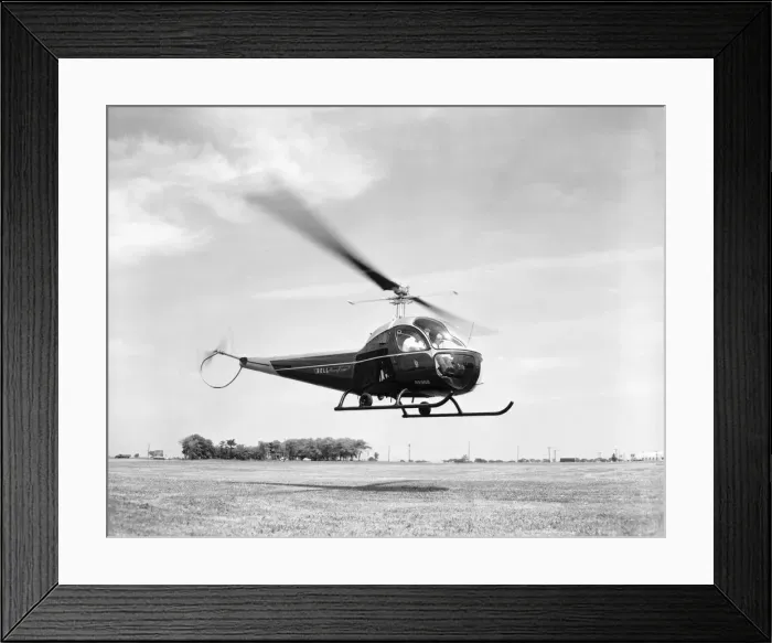 Framed Print : Bell 47B Helicopter Framed Print : Bell 47B Helicopter