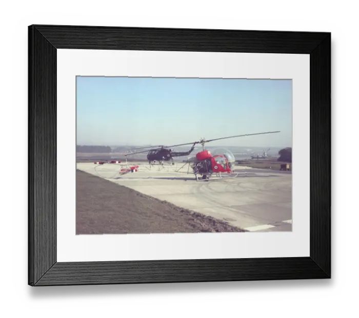 Framed Print : Bell 47 Sioux Helicopter Date: 1960s Framed Print : Bell 47 Sioux Helicopter Date: 1960s